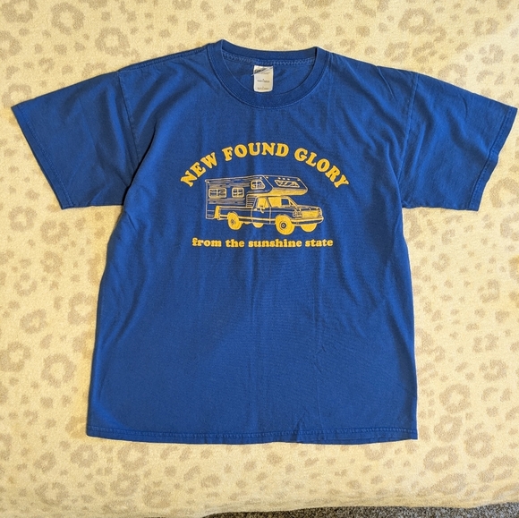 New Found Glory Vintage Tshirt Soft Cotton Tee Large Gildan Heavy Weight - Picture 1 of 8